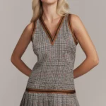 Azure Stripe Bandeau Jumpsuit