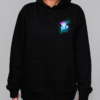 Blue Butterfly Grid Hoodie